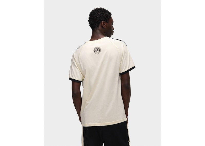 adidas x Oasis Tour 3-Stripes T-Shirt Cream White