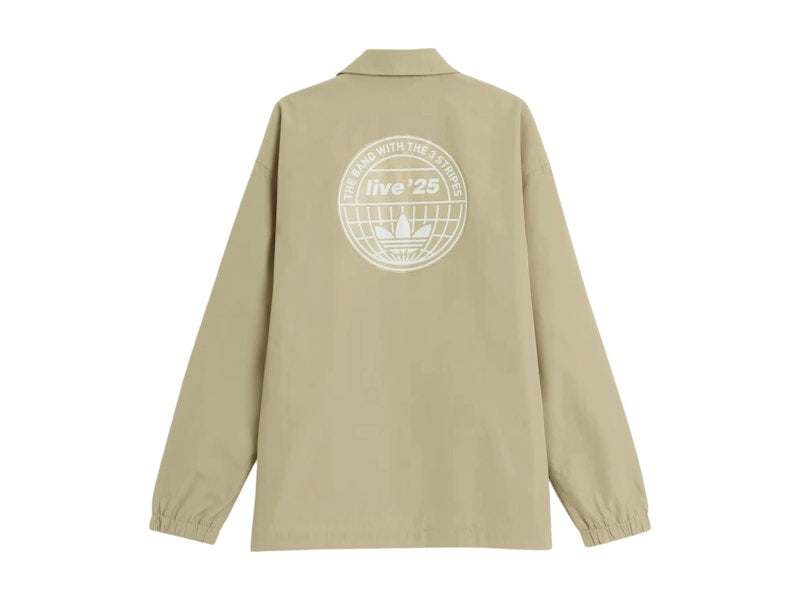 adidas x Oasis Tour Coach Jacket Stone Khaki