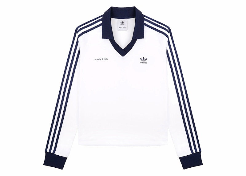 adidas x Sporty & Rich Soccer Jersey White/Navy