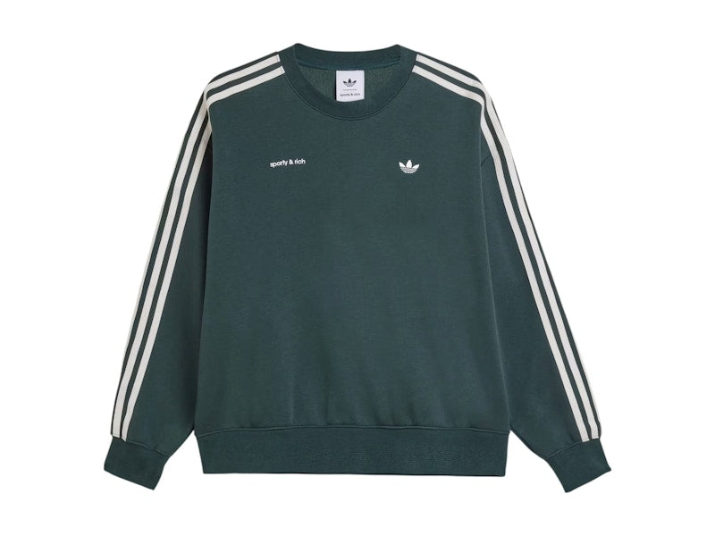 adidas x Sporty & Rich Women's Sweatshirt Shadow Green