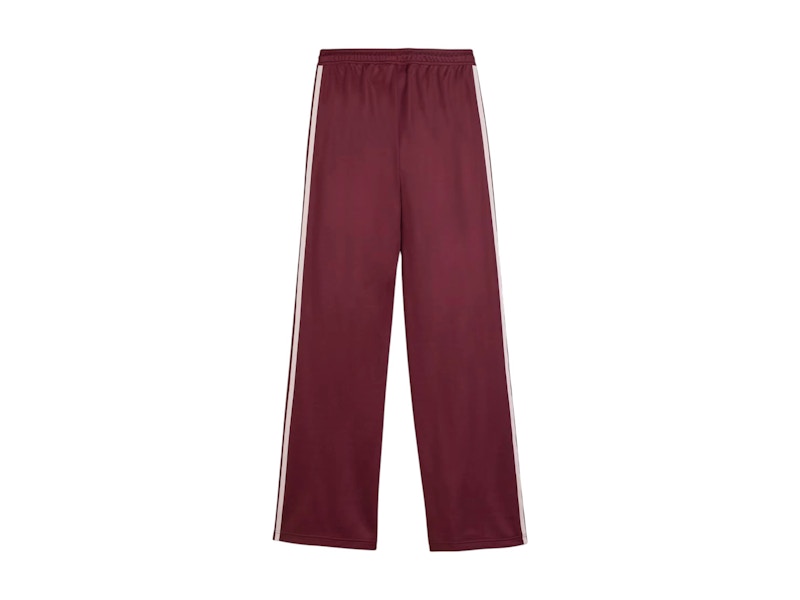 adidas x Sporty & Rich Women's Track Pants Maroon