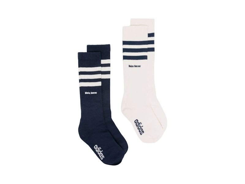 adidas x Wales Bonner 3-Stripe Socks Washed Jet Black