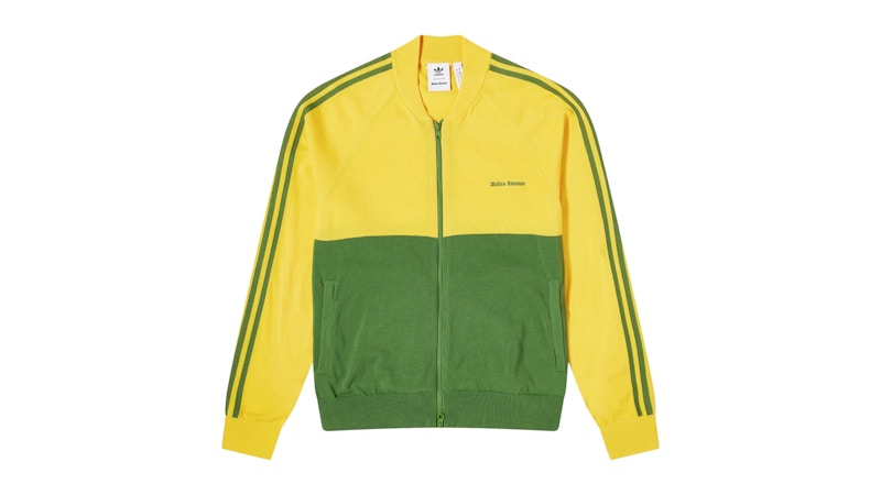 adidas x Wales Bonner Knit Track Top Bold Gold/Crew Green