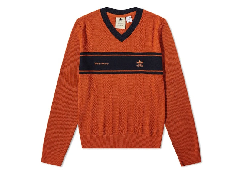 adidas x Wales Bonner Long Sleeve Knit Sweater Orange