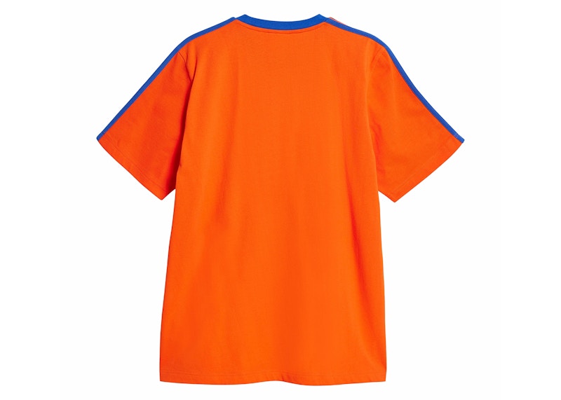 adidas x Wales Bonner Short Sleeve Tee Bold Orange/Royal Blue