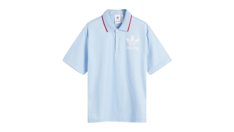 adidas x Wales Bonner Short Sleeved Polo Glow Blue F19