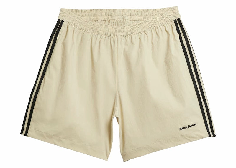 adidas x Wales Bonner Statement Football Shorts Sandy Beige