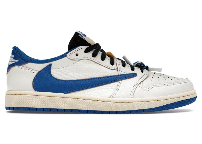 Jordan 1 Retro Low OG SP Fragment x Travis Scott Sail Military Blue (Sample)