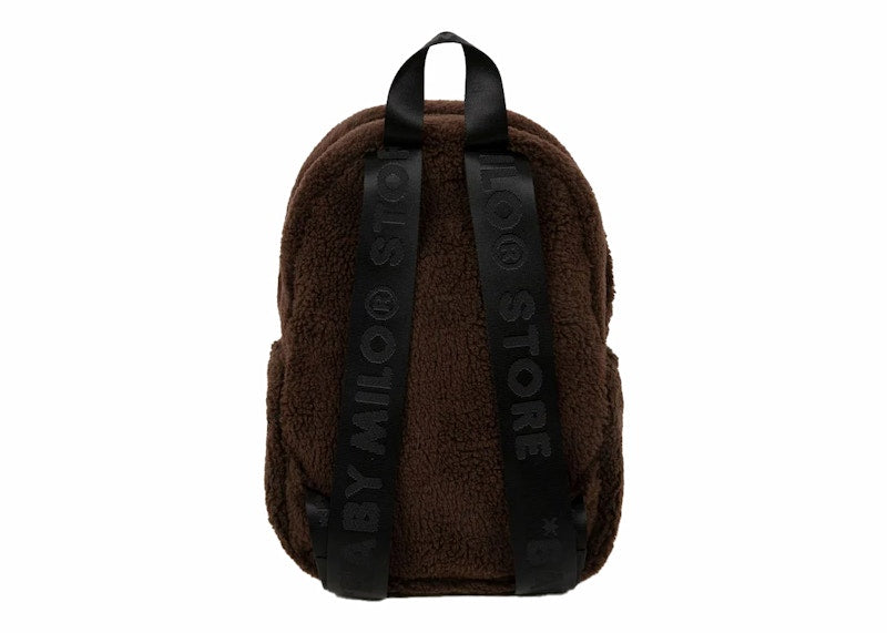 BAPE Baby Milo Fur Mini Backpack Brown