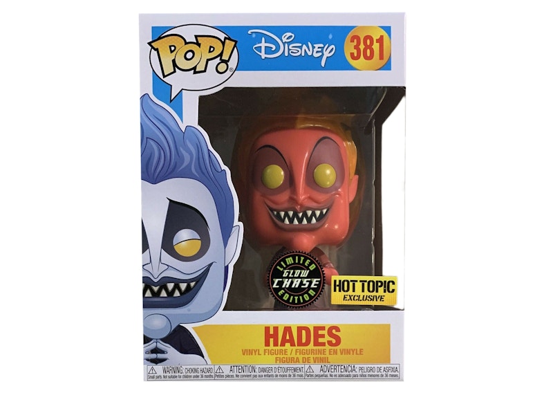 Funko Pop! Disney Hercules Hades Red (Glow) (Chase) Hot Topic Exclusive Figure #381