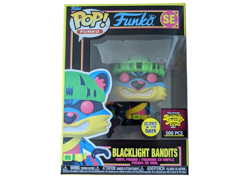 Funko Pop! Fundays Blacklight Battle Blacklight Bandits Mascot GITD SE (LE 500)