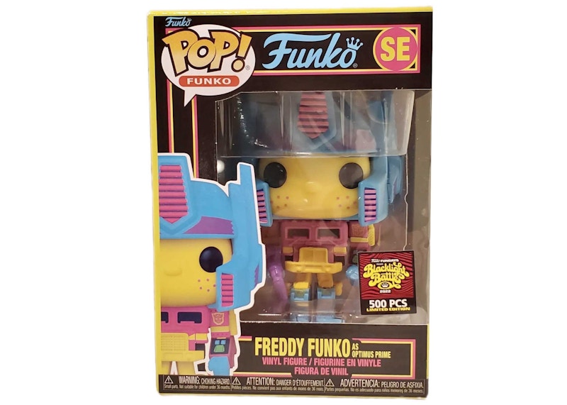 Funko Pop! Fundays Blacklight Battle Freddy Funko As Optimus Prime (Black Box) SE (LE 500)