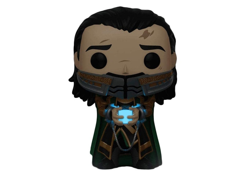 Funko Pop! Marvel Avengers Endgame Loki (With Tessaract) GITD Funko Shop Exclusive Bobble-Head #747