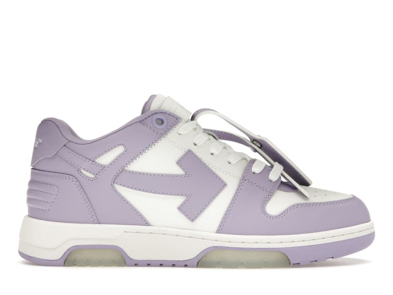 OFF-WHITE Out Of Office Calf Leather White Lilac