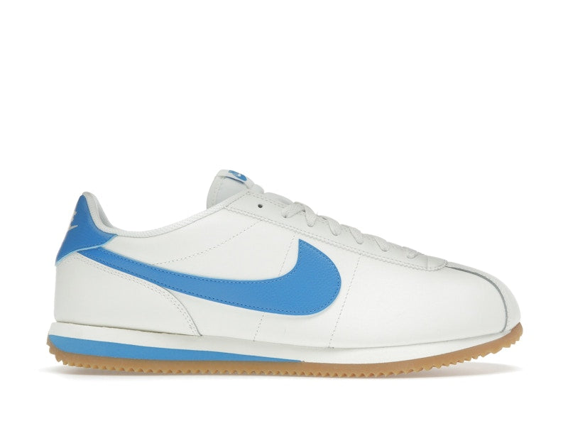 Nike Cortez Leather Sail Gum Yellow Light Photo Blue