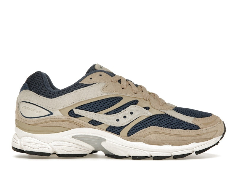 Saucony ProGrid Omni 9 Premium Beige Navy Blue