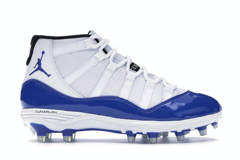 Jordan 11 Retro Cleat White Royal