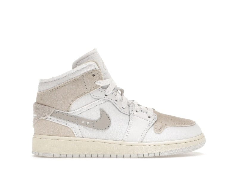 Jordan 1 Mid SE Craft Inside Out Tech Grey (GS)