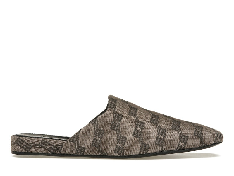 Balenciaga Cozy Jacquard Mules Brown