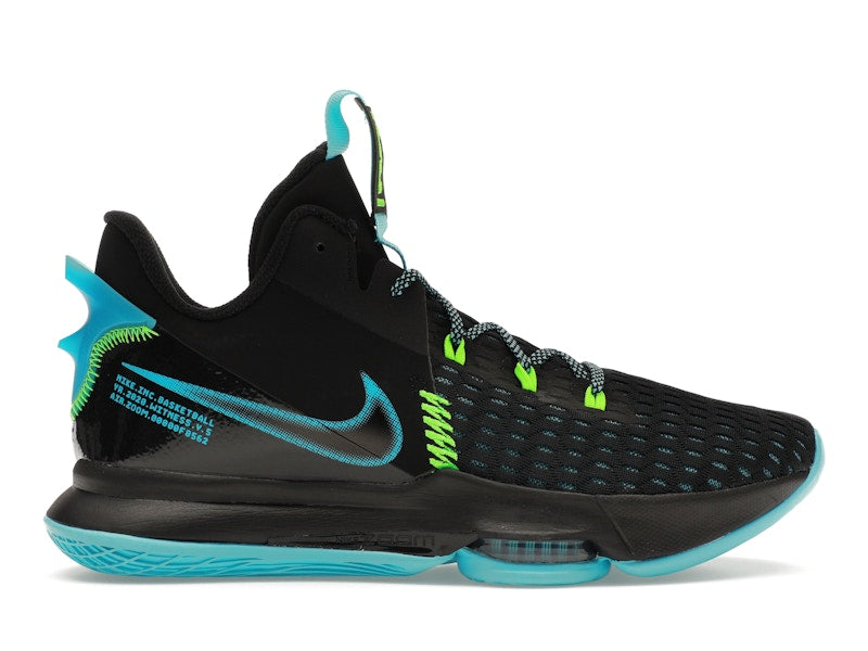 Nike LeBron Witness 5 Black Light Blue Fury