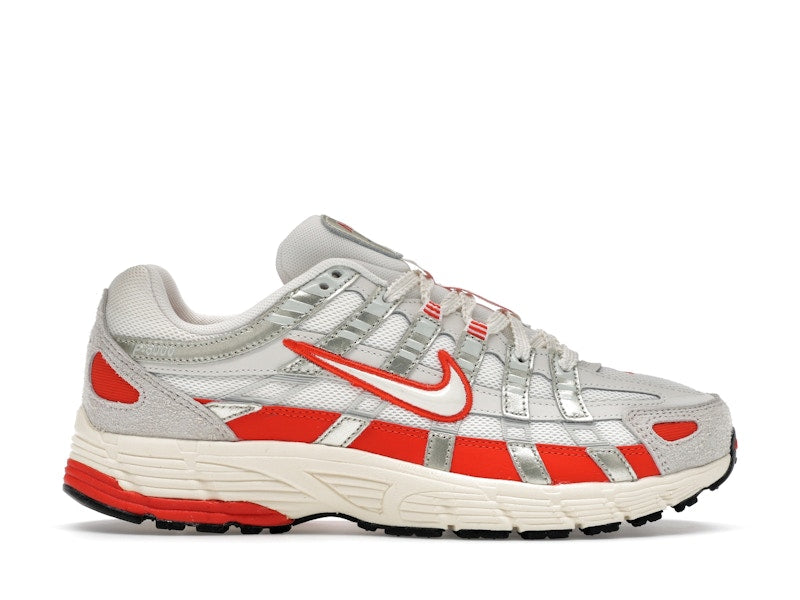 Nike P-6000 Sail Pale Ivory Light Bone Picante Red (Women's)