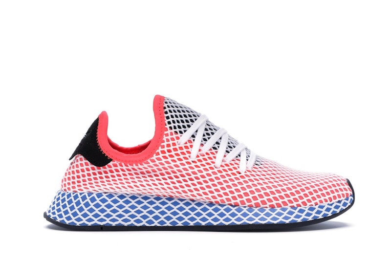 adidas Deerupt Solar Red Bluebird