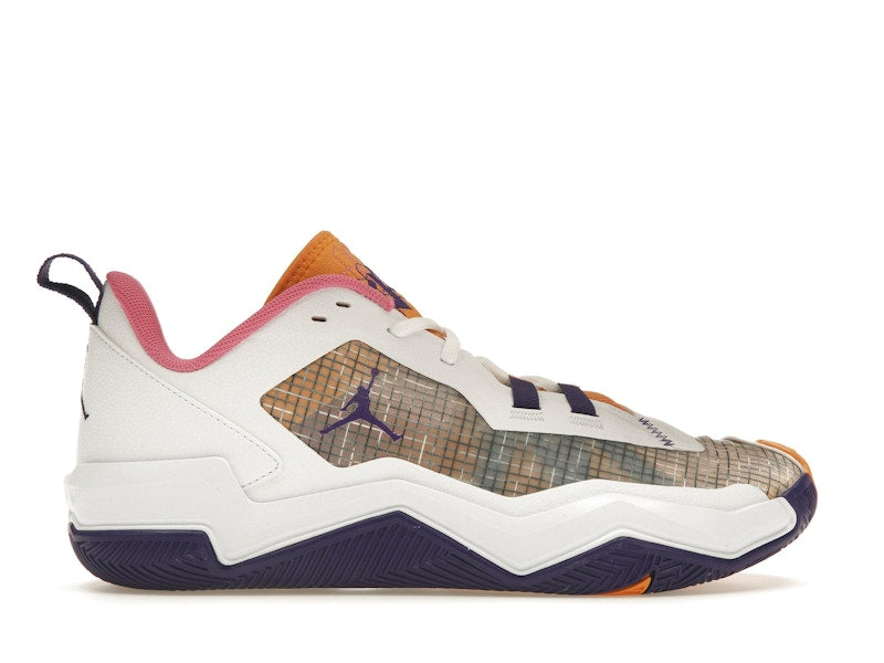 Jordan One Take 4 White Court Purple Canyon Gold