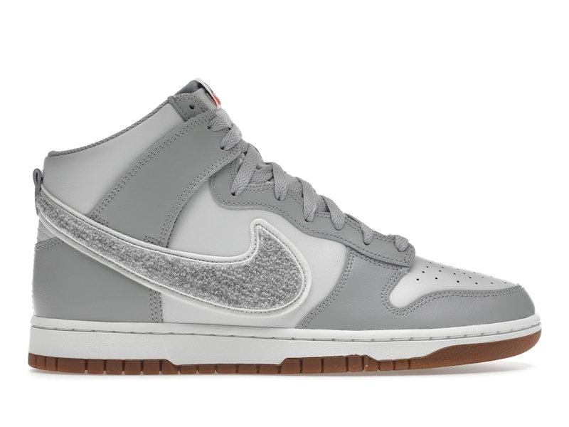 Nike Dunk High University Chenille Swoosh Light Smoke Grey