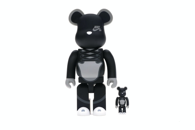 Bearbrick Nike SB 100% & 400% Set Black