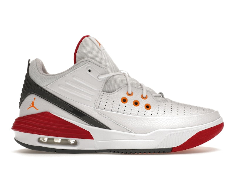 Jordan Max Aura 5 White Cardinal Red