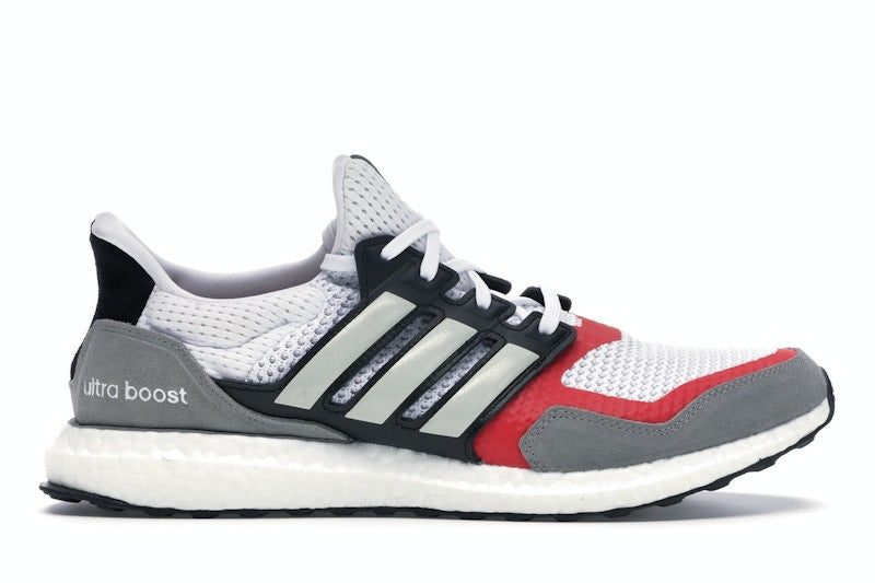 adidas Ultra Boost S&L White Grey Scarlet