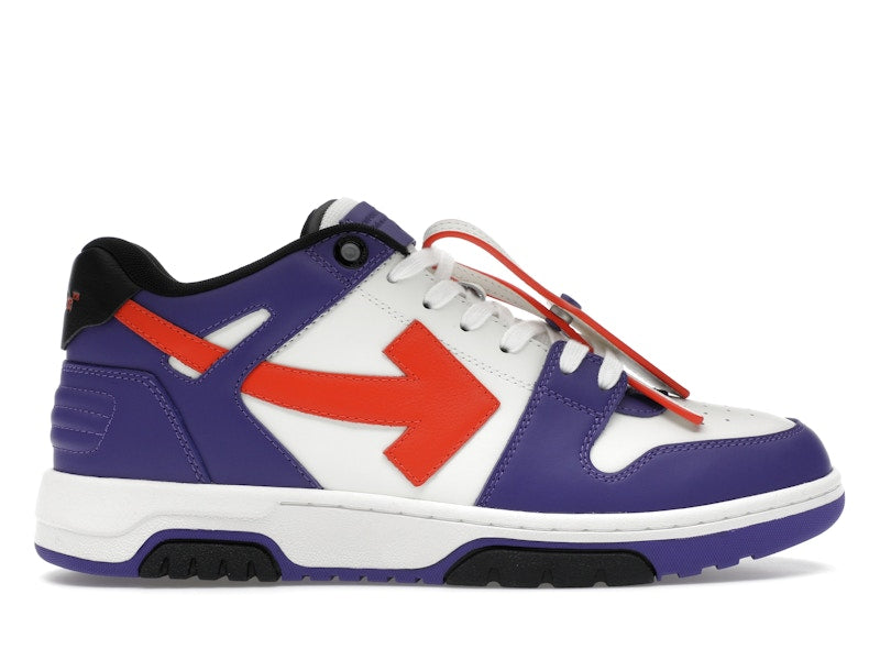 OFF-WHITE Out Of Office OOO Low Tops White Purple Orange