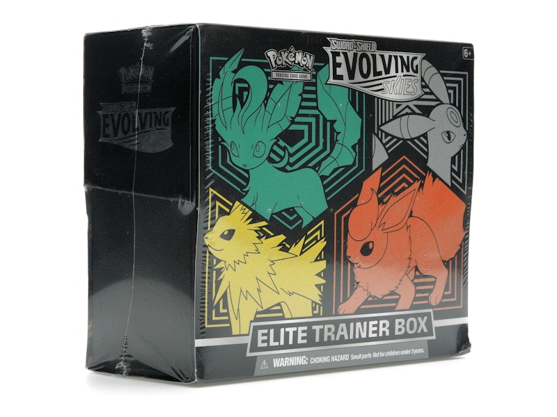 Pokémon TCG Sword & Shield Evolving Skies Elite Trainer Box (Flareon/Jolteon/Umbreon/Leafeon)