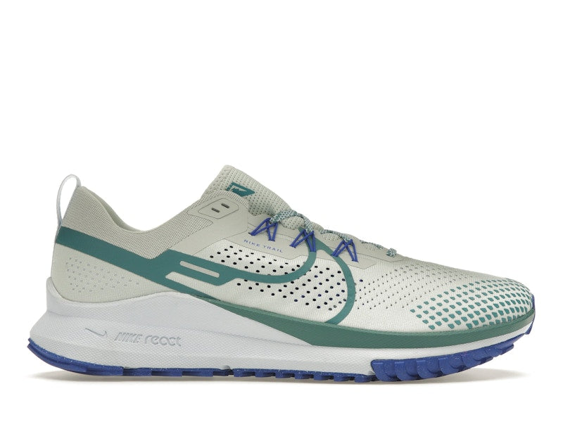 Nike React Pegasus Trail 4 Light Silver Racer Blue Football Grey Mineral Teal