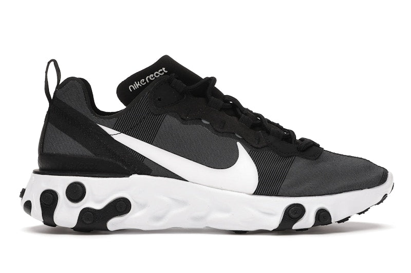 Nike React Element 55 Black White (Women's)