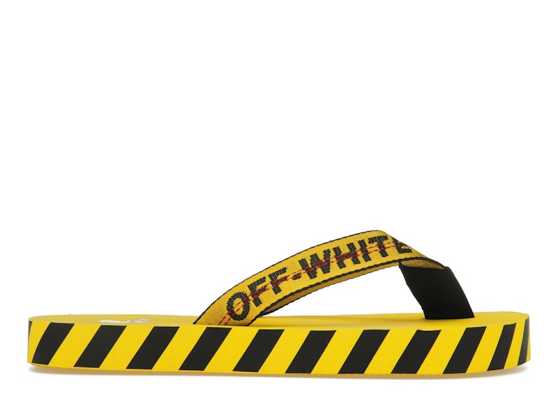 OFF-WHITE Industrial Flip Flops Yellow SS21