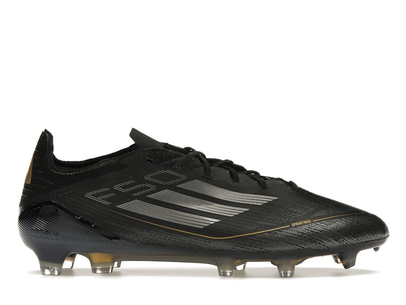 adidas F50 Elite FG Core Black Iron Metallic Gold Metallic