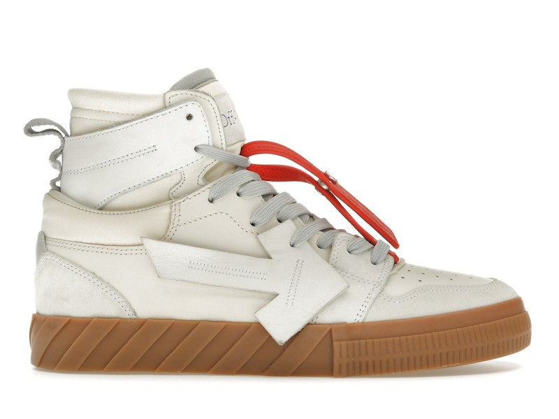OFF-WHITE Floating Arrow High Top Vulc White Cream