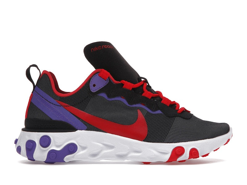 Nike React Element 55 Black University Red (Women's)
