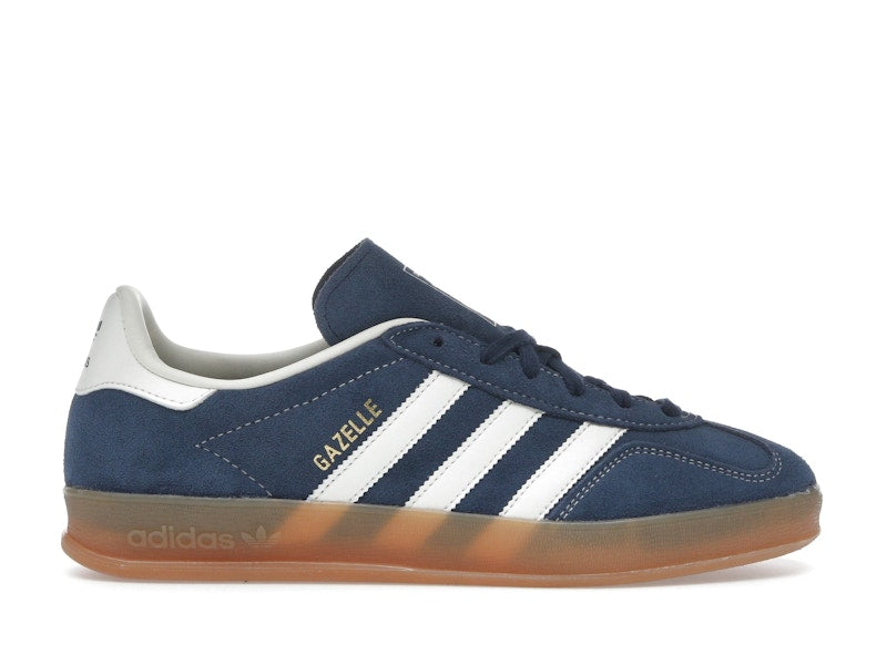 adidas Gazelle Indoor Night Indigo Off White Gold Metallic