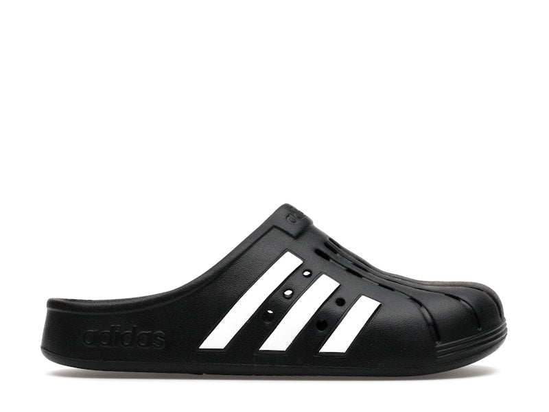 adidas Adilette Clogs Core Black Cloud White