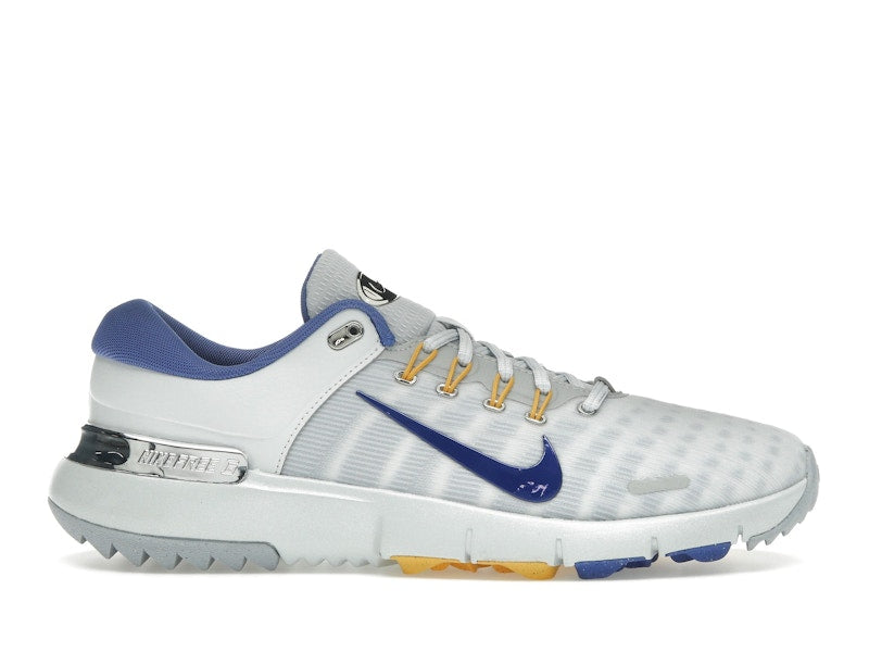 Nike Free Golf Pure Platinum University Gold Wolf Grey Astronomy Blue