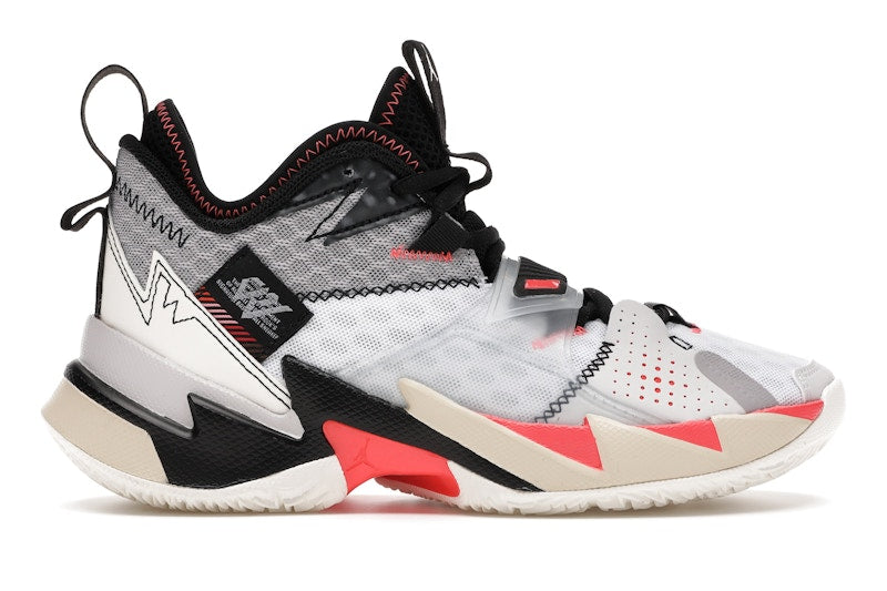 Jordan Why Not Zer0.3 White Bright Crimson Black (GS)
