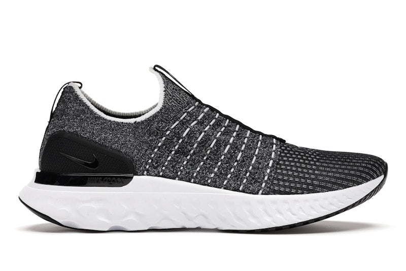 Nike React Phantom Run Flyknit 2 Black White Blend