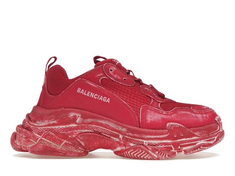 Balenciaga Triple S Faded Red