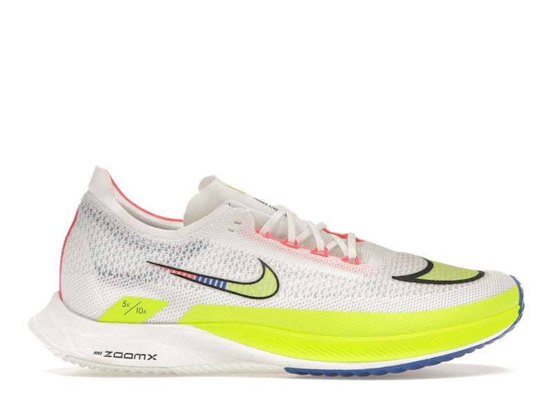 Nike ZoomX Streakfly Premium White Volt Racer Blue