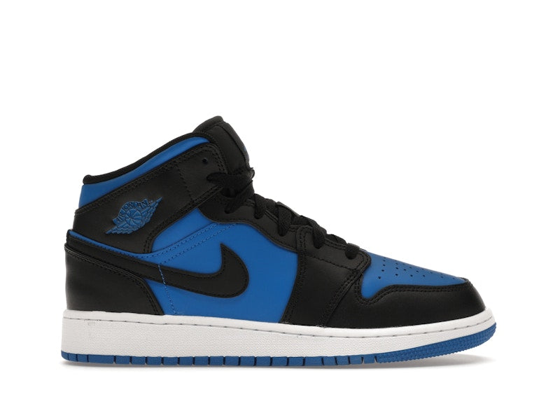 Jordan 1 Mid Black Royal Blue (GS)