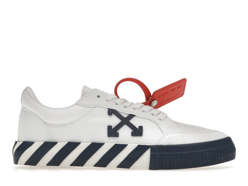 OFF-WHITE Vulcanized Low White Blue Canvas