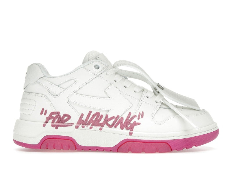 OFF-WHITE Out Of Office Low Tops (W) For Walking Fuschia