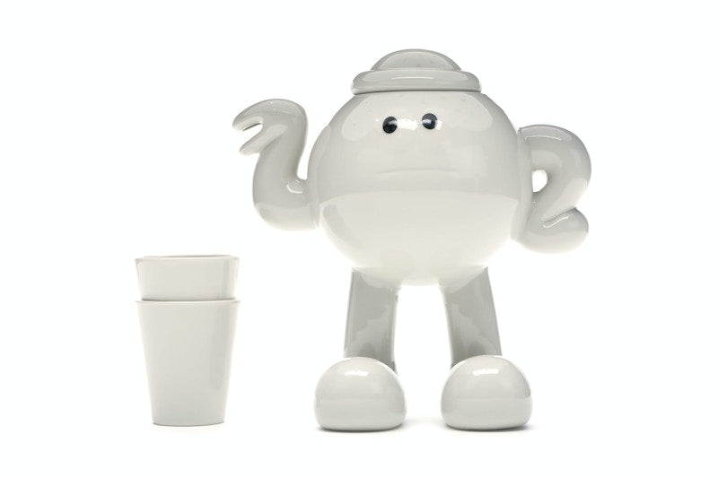 James Jarvis Glazed Porcelain Teapot White